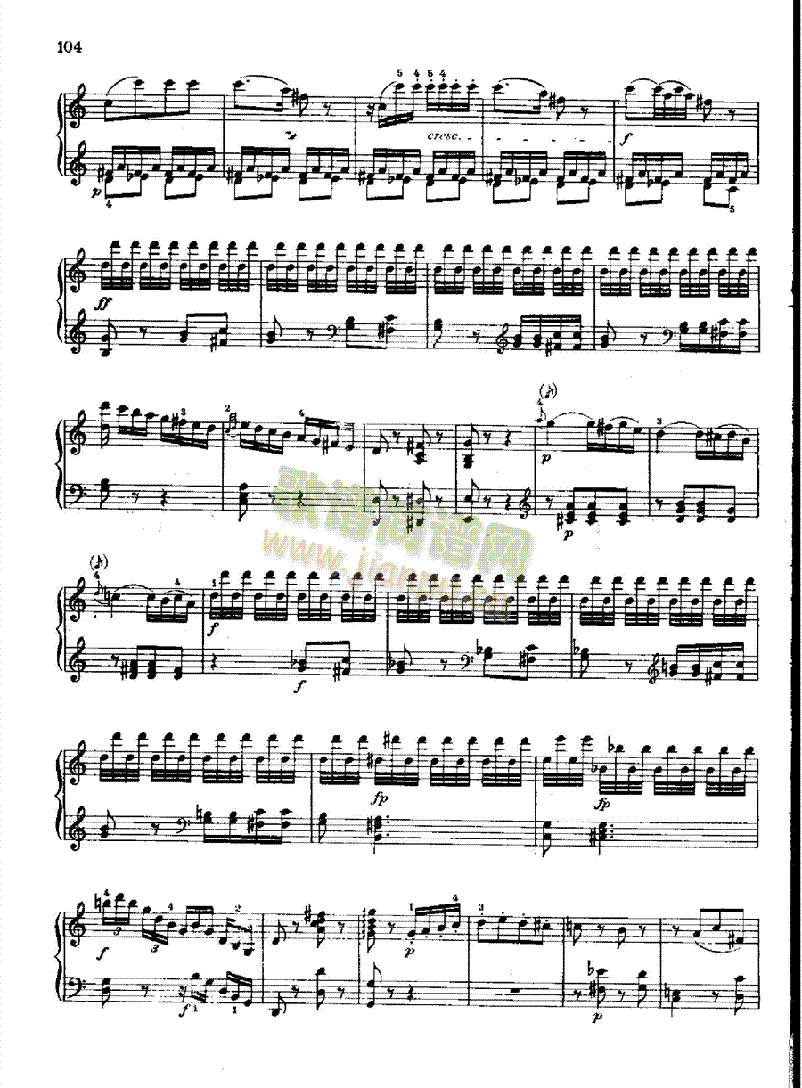 奏鸣曲Nr.309键盘类钢琴(钢琴谱)13