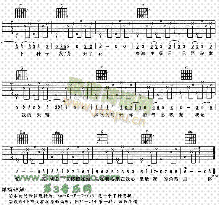 種子(吉他譜)3