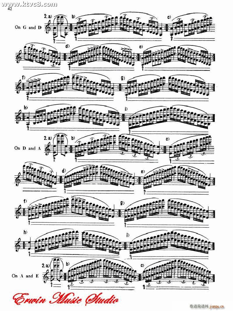 德米特里 康斯坦丁 多尼斯 小提琴技术的演奏艺术2 2(小提琴谱)37