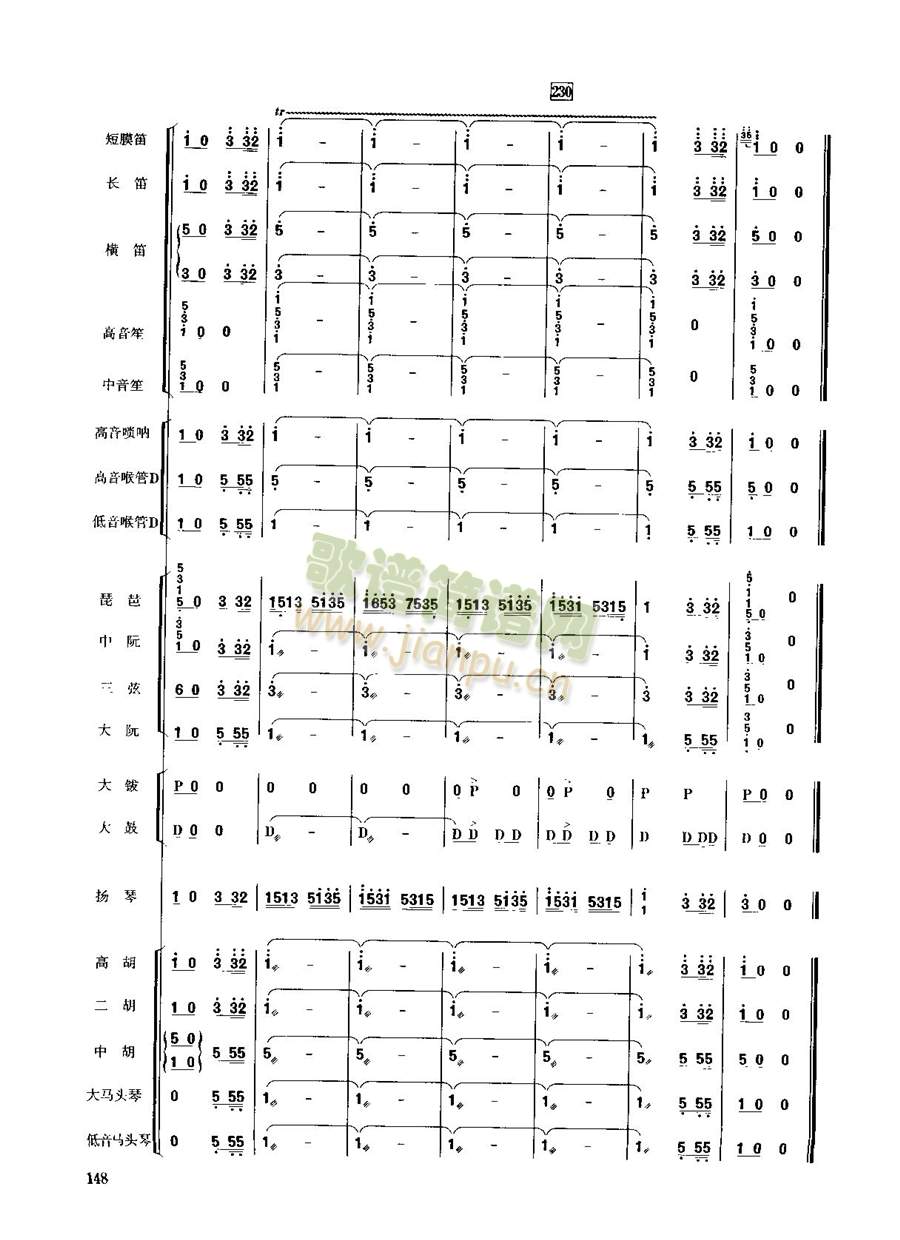 春節(jié)序曲141-148(總譜)13