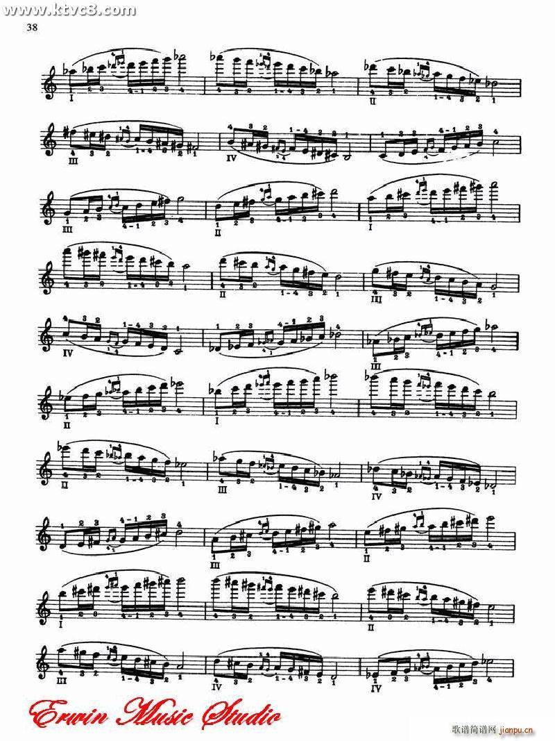 德米特里 康斯坦丁 多尼斯 小提琴技术的演奏艺术2 2(小提琴谱)33