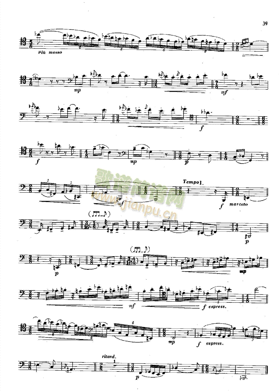 大管高级练习曲管乐类大管(其他乐谱)12