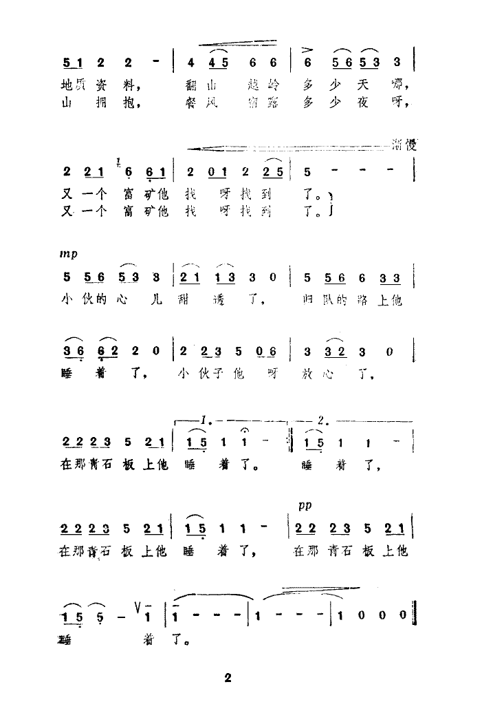 勘探队的小伙睡着了 2