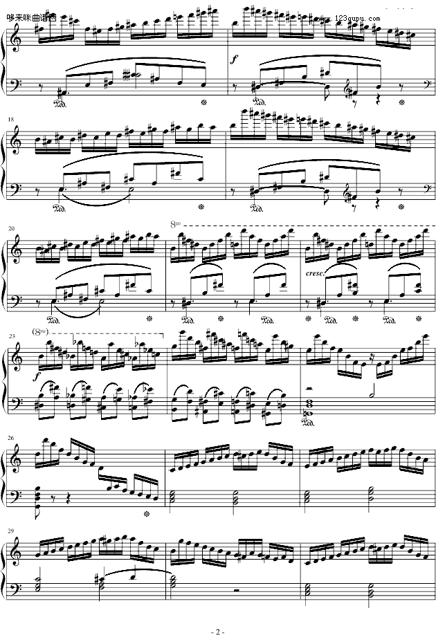 练习曲Op.72No.5-莫什科夫斯基 2