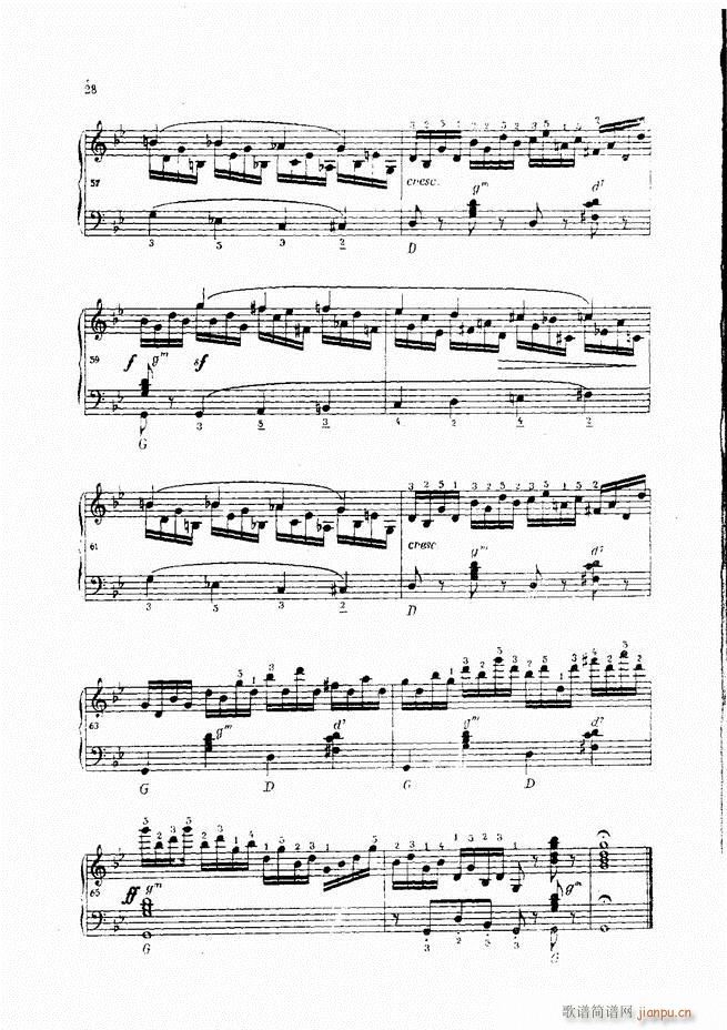车尔尼手风琴练习曲集 Ⅳ(手风琴谱)28