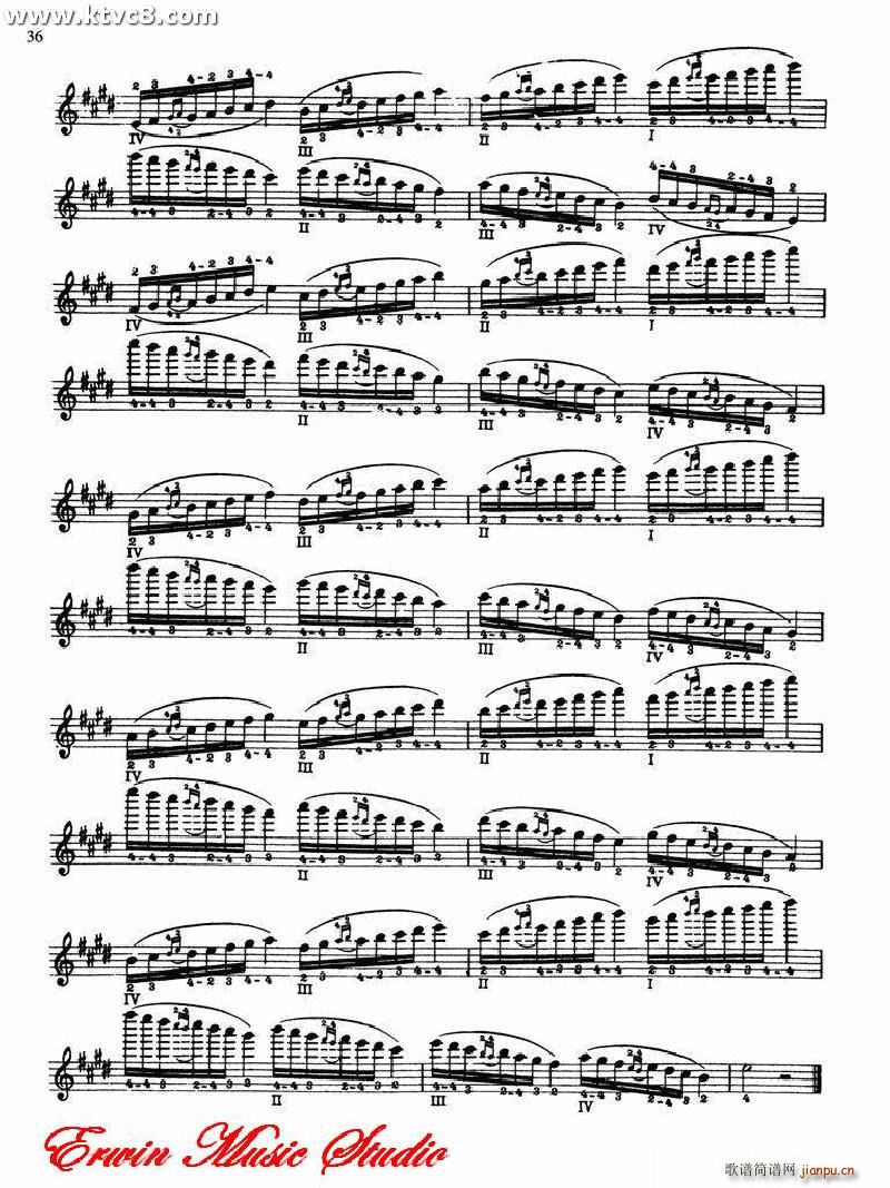 德米特里 康斯坦丁 多尼斯 小提琴技术的演奏艺术2 2(小提琴谱)31