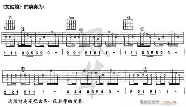 灰姑娘—刘传(六字歌谱)1