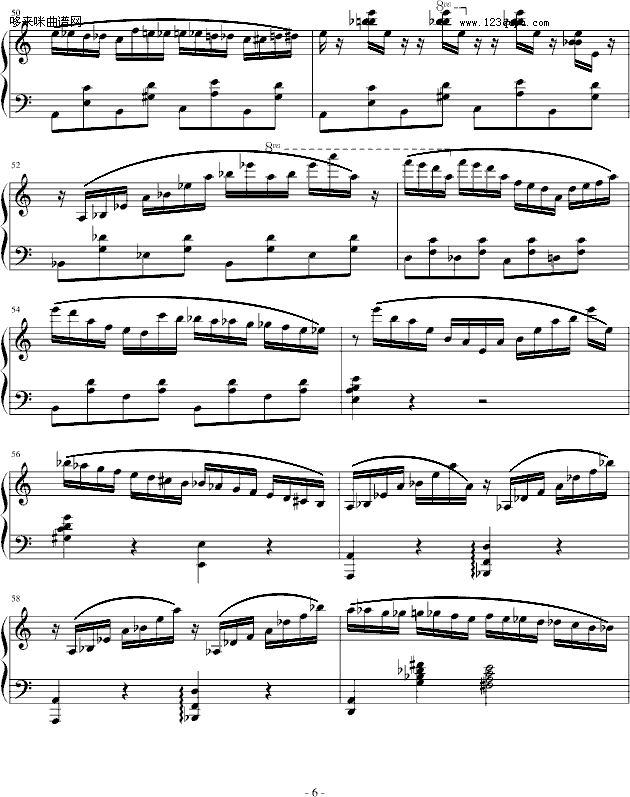 野蜂飞舞-爵士版-里姆斯基-柯萨科夫(钢琴谱)6