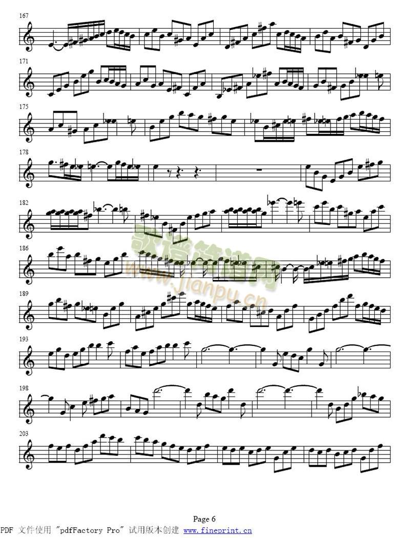 巴赫a小调小提琴协奏曲1-8(其他)6