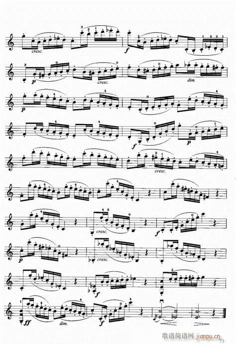 小提琴中级综合教程41-80(小提琴谱)33