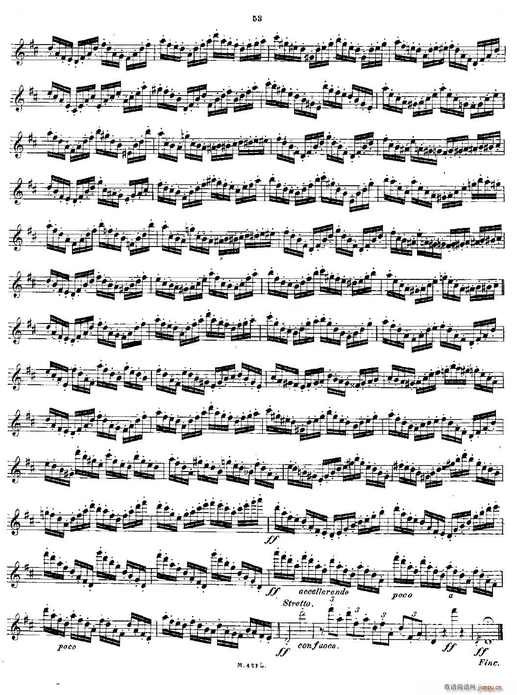24首长笛练习曲 Op 15 之21 24 铜管(笛箫谱)11