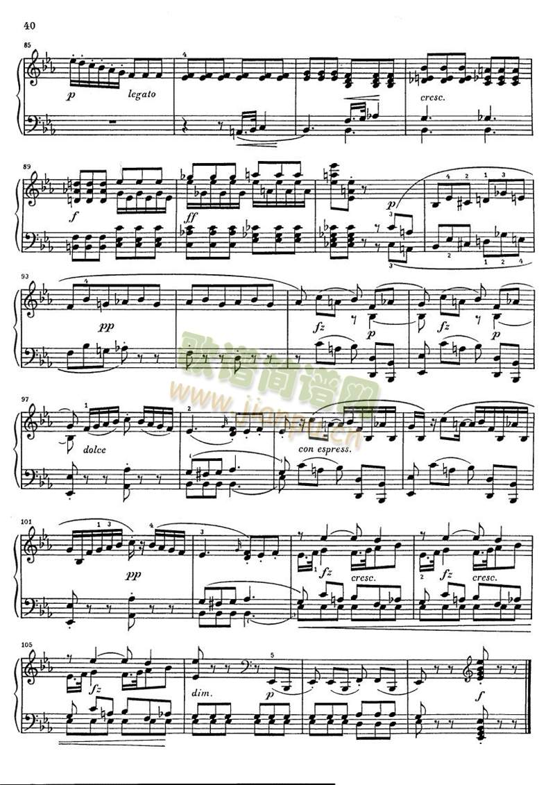 克莱门蒂g小调钢琴奏鸣曲9-16(其他)6