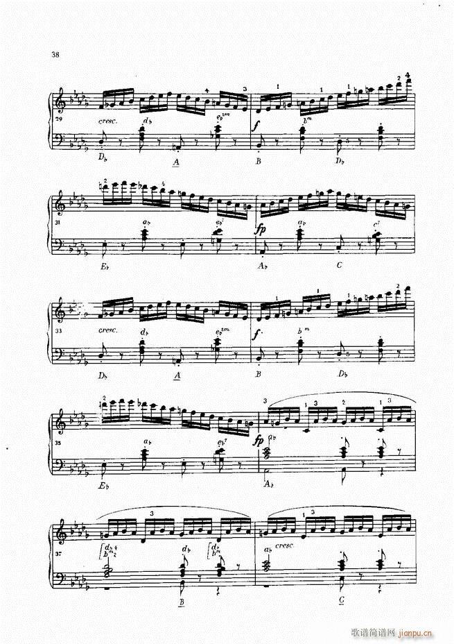 车尔尼手风琴练习曲集 Ⅳ(手风琴谱)38