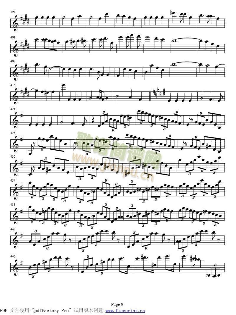 贝多芬e小调小提琴协奏曲6-11 4