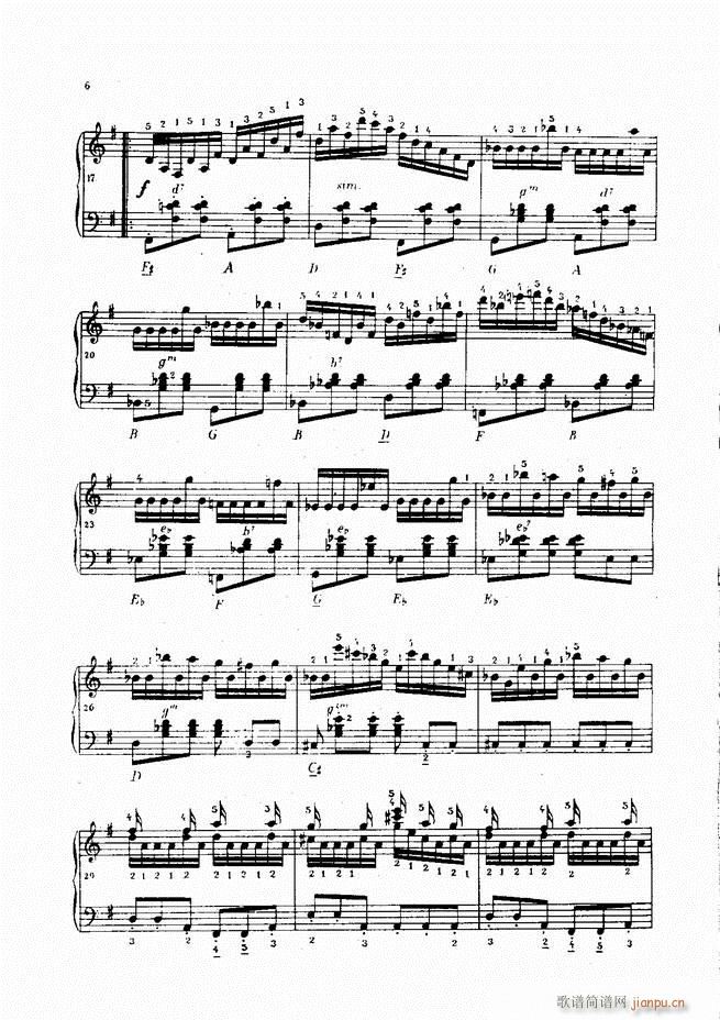 车尔尼手风琴练习曲集 Ⅳ(手风琴谱)6
