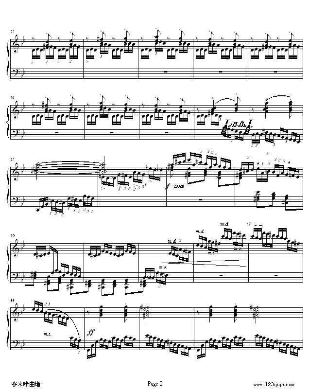练习曲Op.72No.2考级版-莫什科夫斯基 2