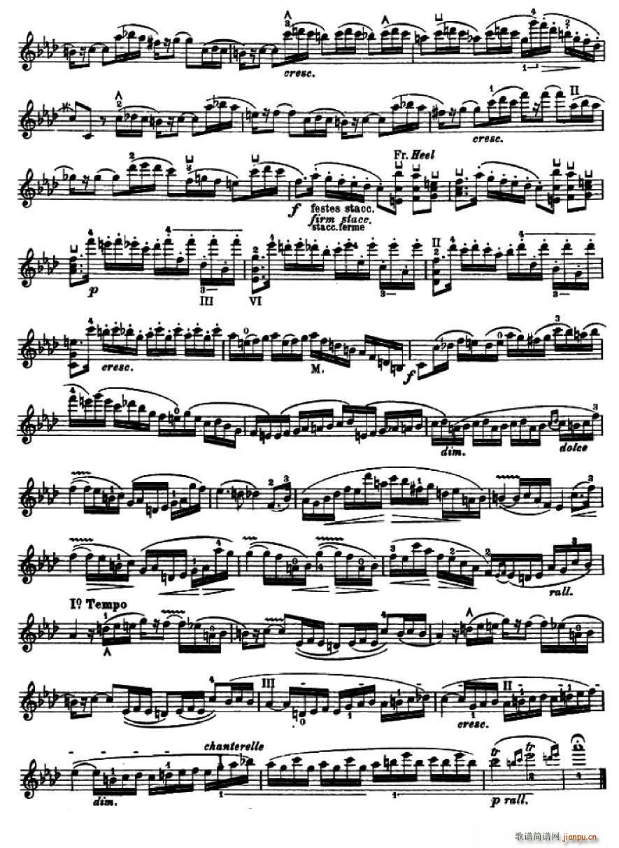 让 德尔菲 阿拉尔 12首小提琴隨想练习曲之17 2