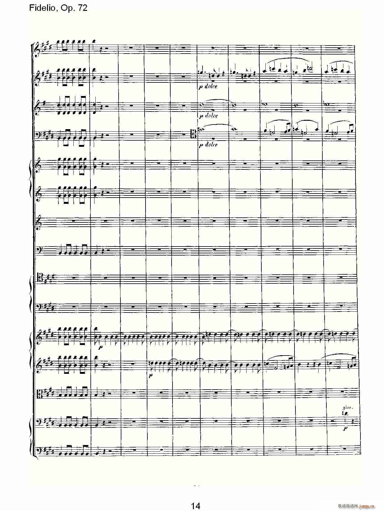 Fidelio，Op.72(十字及以上)14