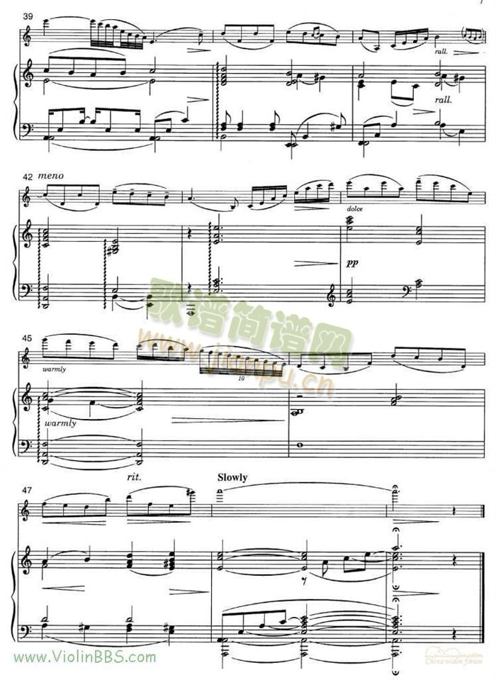 约翰·威廉姆斯主题曲+钢琴伴奏谱(小提琴谱)7