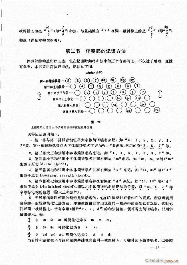 手风琴简易记谱法演奏教程 目录1 60(手风琴谱)32