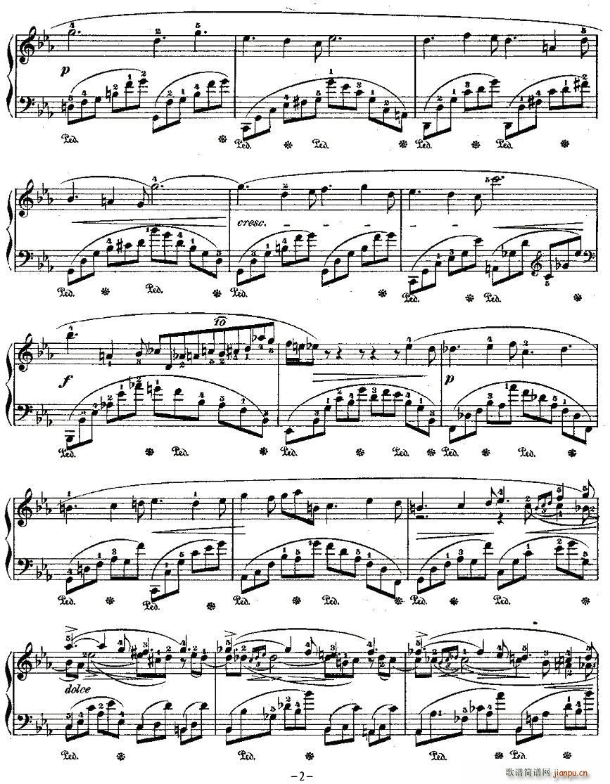 降E大调夜曲Op.55－2 2