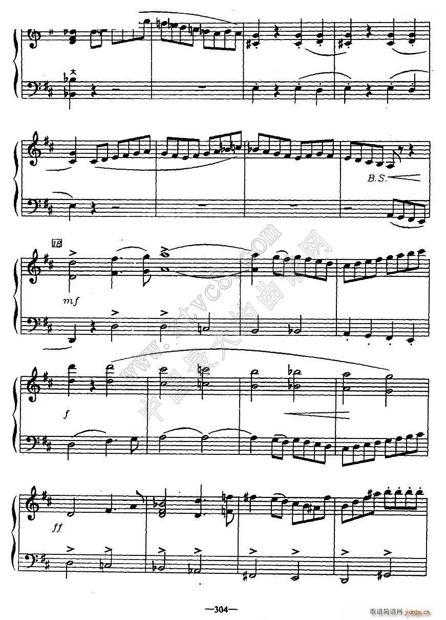 歌剧 鲁斯兰与柳德米拉 序曲(手风琴谱)18
