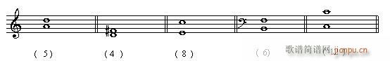 音乐高考必读—乐理应考速成 第五章 有关音程的试题(十字及以上)7