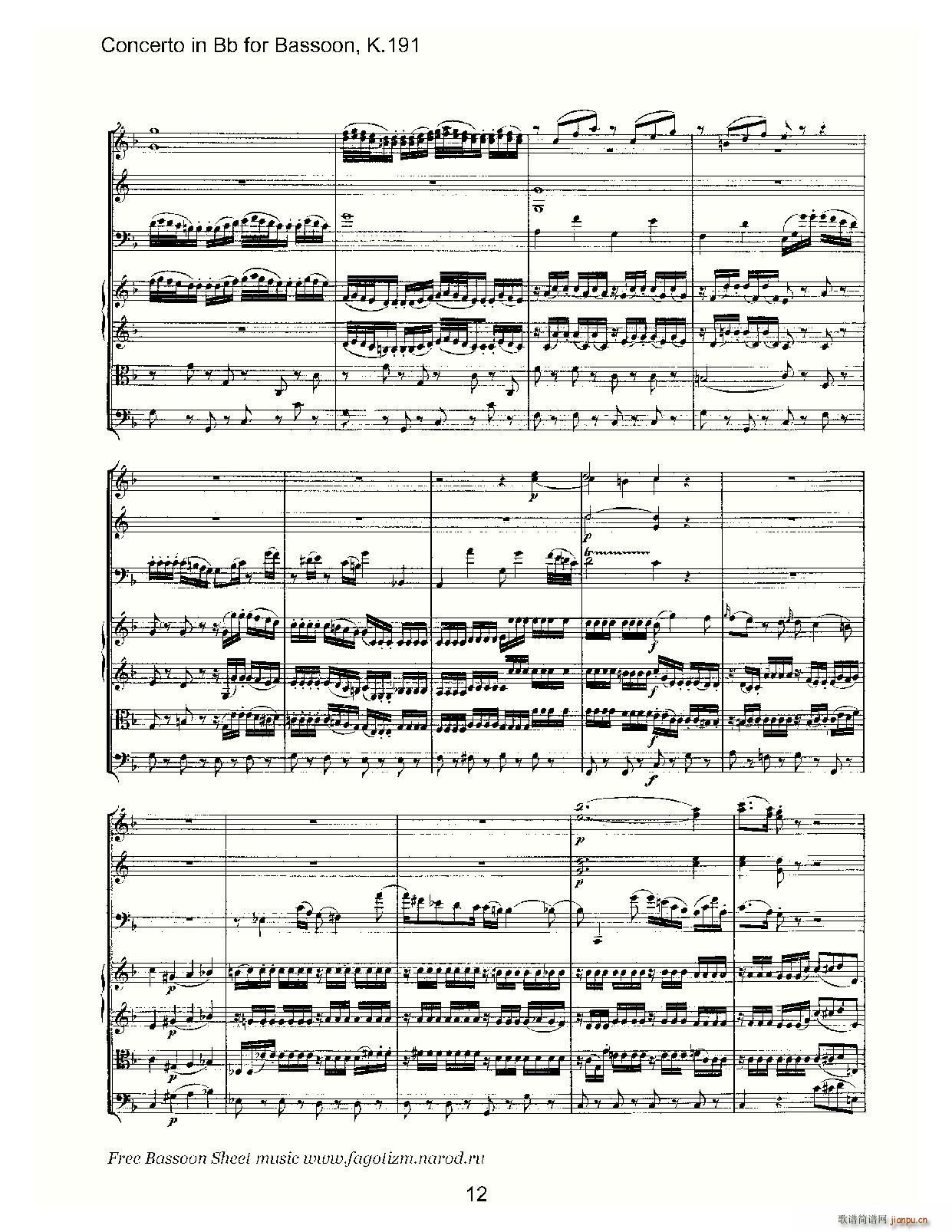 mozart score 莫扎特(总谱)12