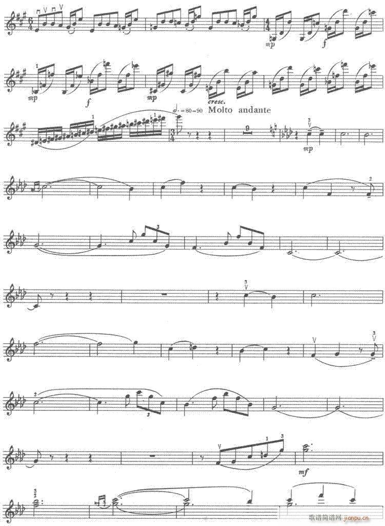 幻想曲1-6-提琴(笛箫谱)3