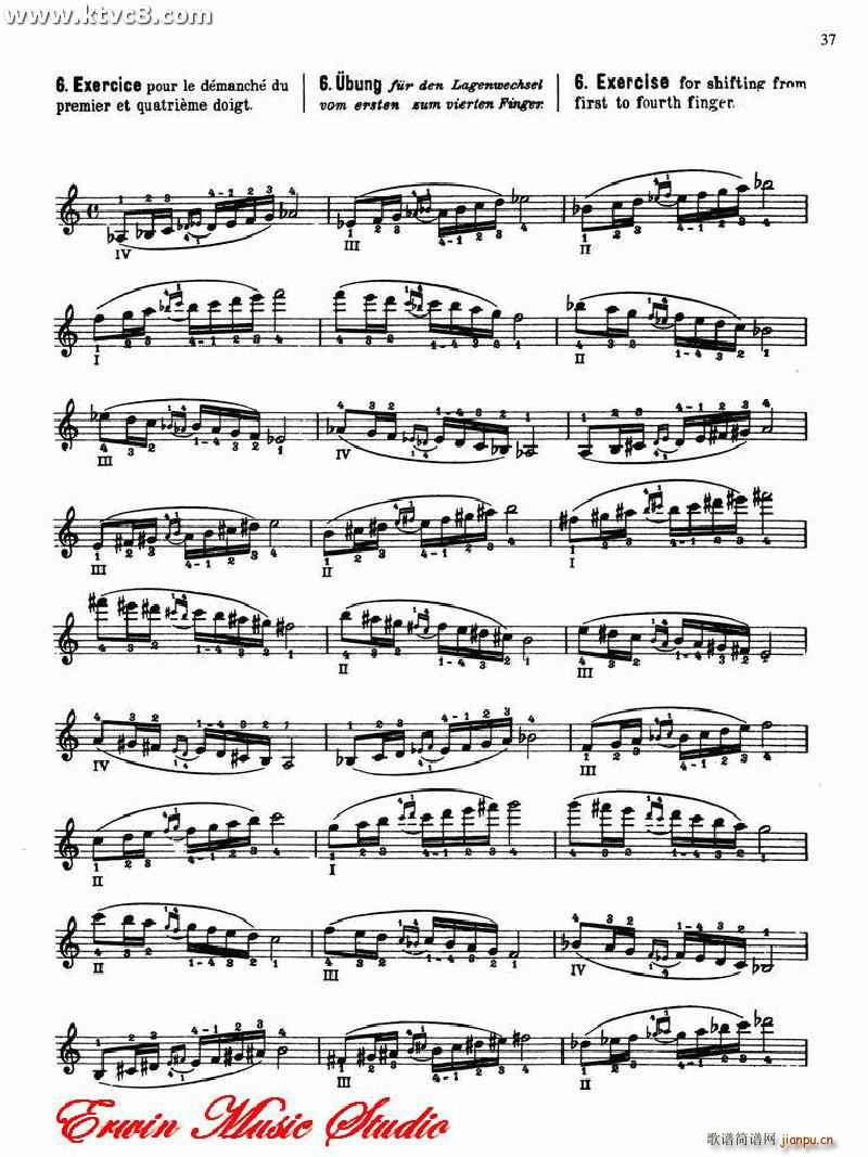 德米特里 康斯坦丁 多尼斯 小提琴技术的演奏艺术2 2(小提琴谱)18