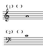 音乐高考必读—乐理应考速成  第一章 有关音高的试题(十字及以上)7