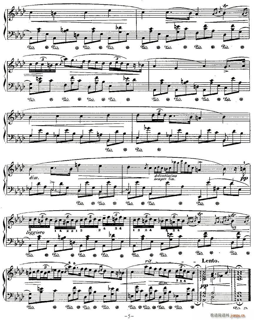 降A大调夜曲Op.32－2(十字及以上)5
