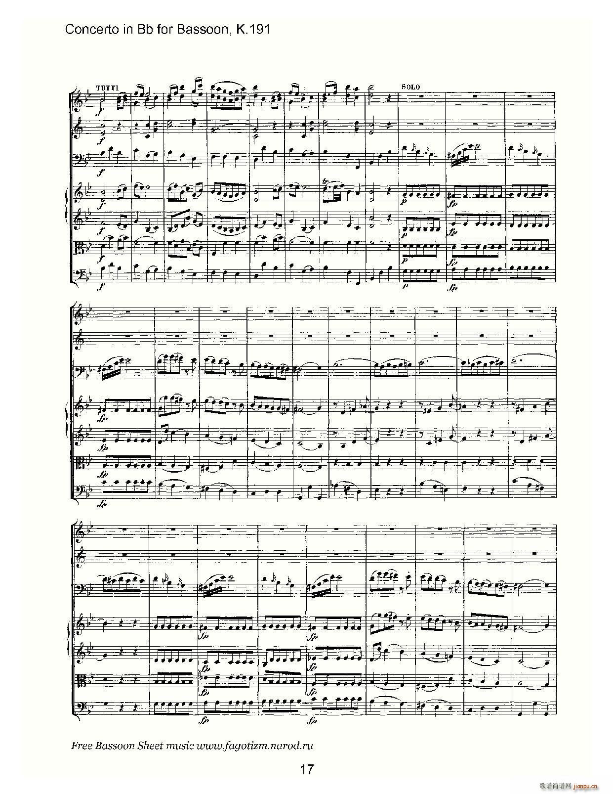 mozart score 莫扎特(总谱)17