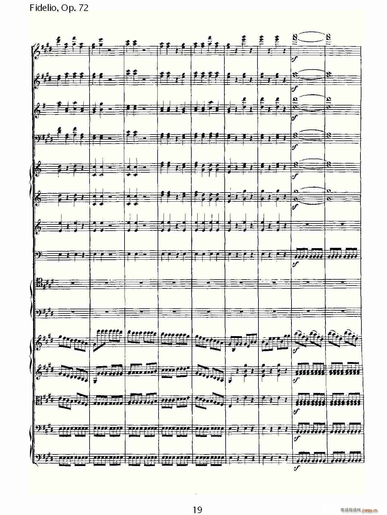 Fidelio，Op.72(十字及以上)19