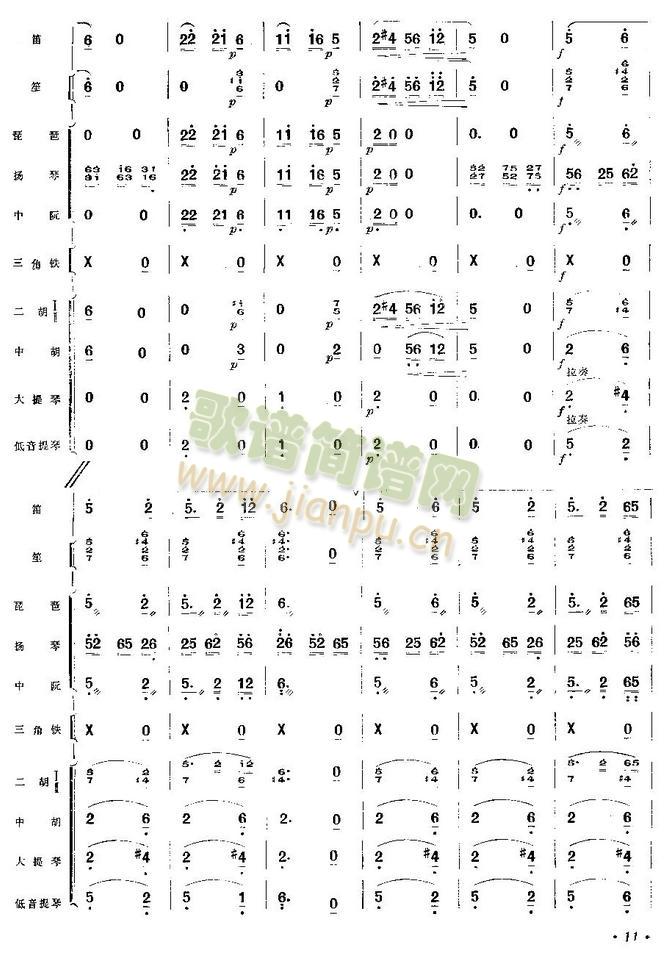 丰收花儿漫高原总谱(总谱)11