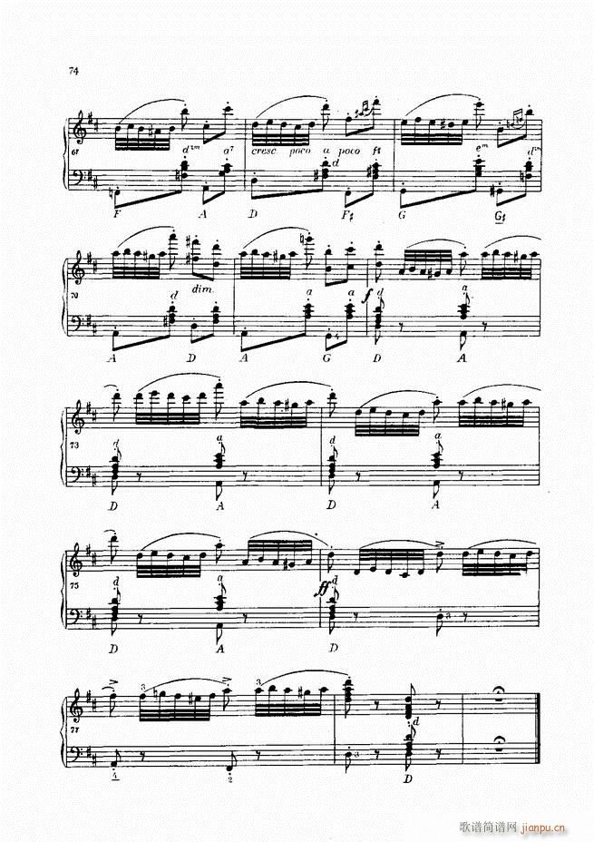 车尔尼手风琴练习曲集 Ⅳ(手风琴谱)54