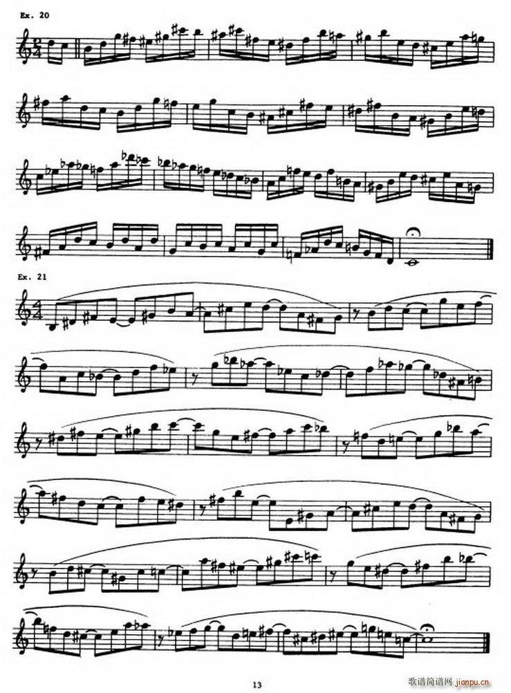 爵士乐练习曲(六字歌谱)3