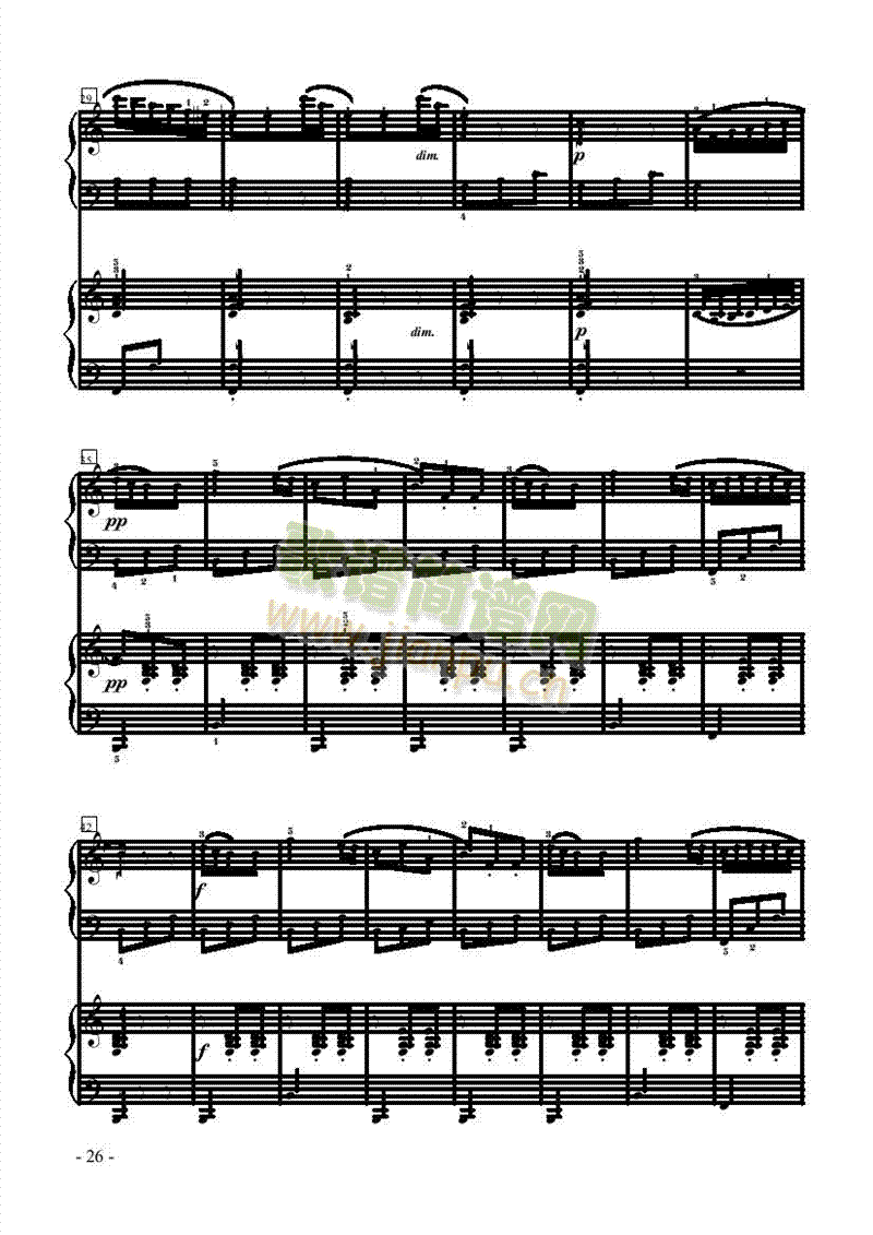 小奏鳴曲-雙鋼琴鍵盤類鋼琴(鋼琴譜)8