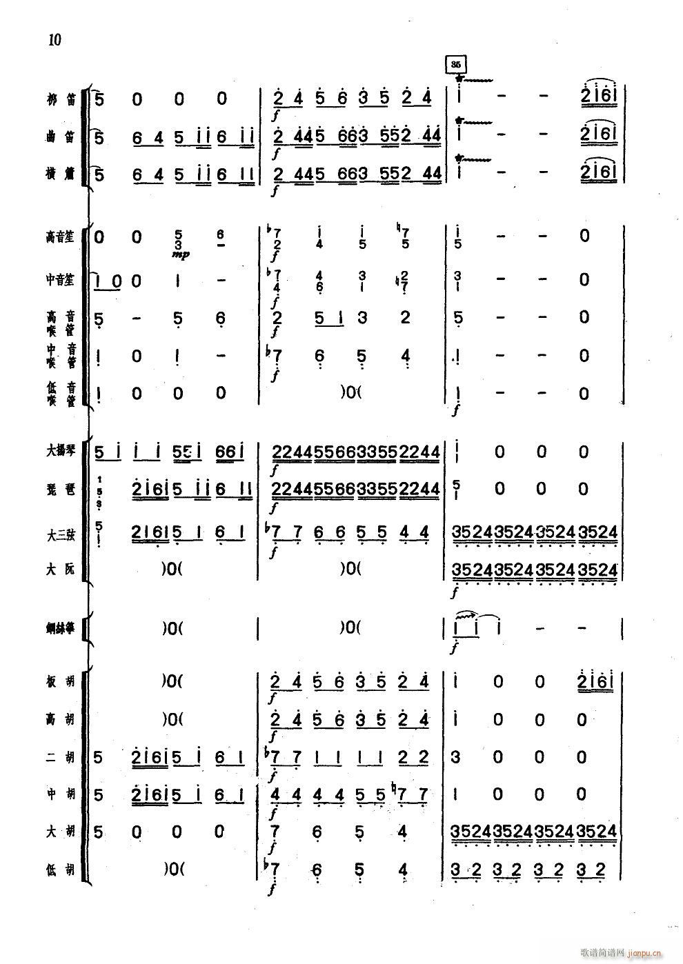 旱天雷 廣東音樂合奏曲(總譜)9