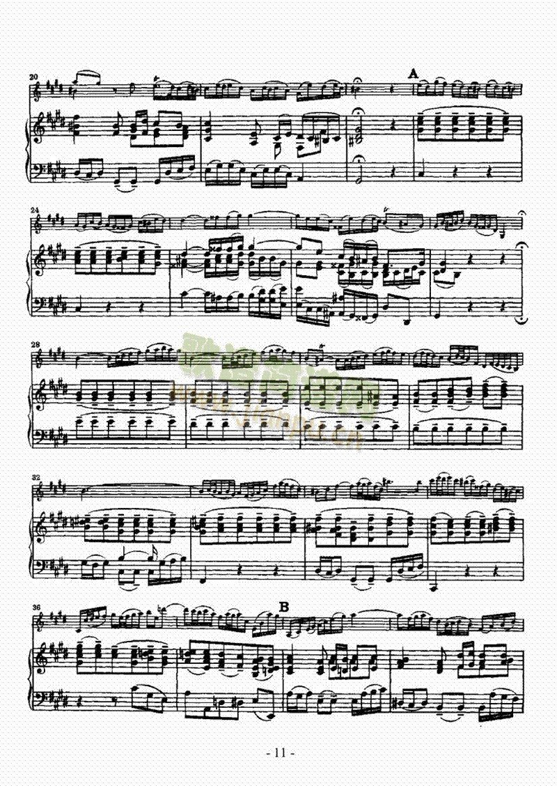 E大调小提琴协奏曲弦乐类小提琴(其他乐谱)11