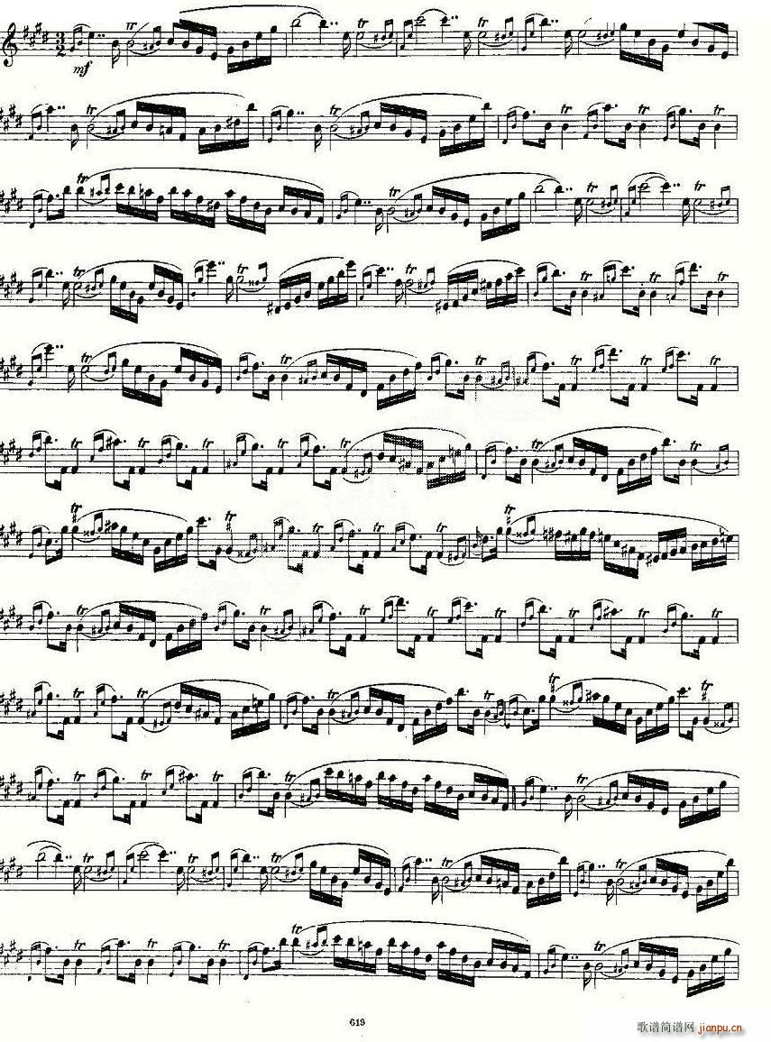 24 instructive Uebungen Op 30 1 12 笛萧谱(笛箫谱)10