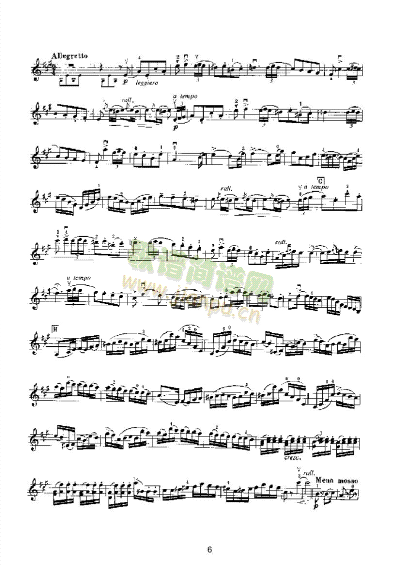 主题与变奏曲第3首弦乐类小提琴(其他乐谱)6