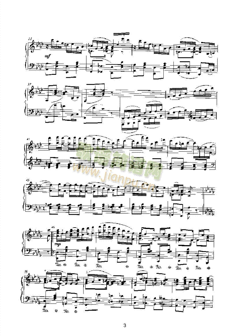 剑兰雷格键盘类钢琴(钢琴谱)3