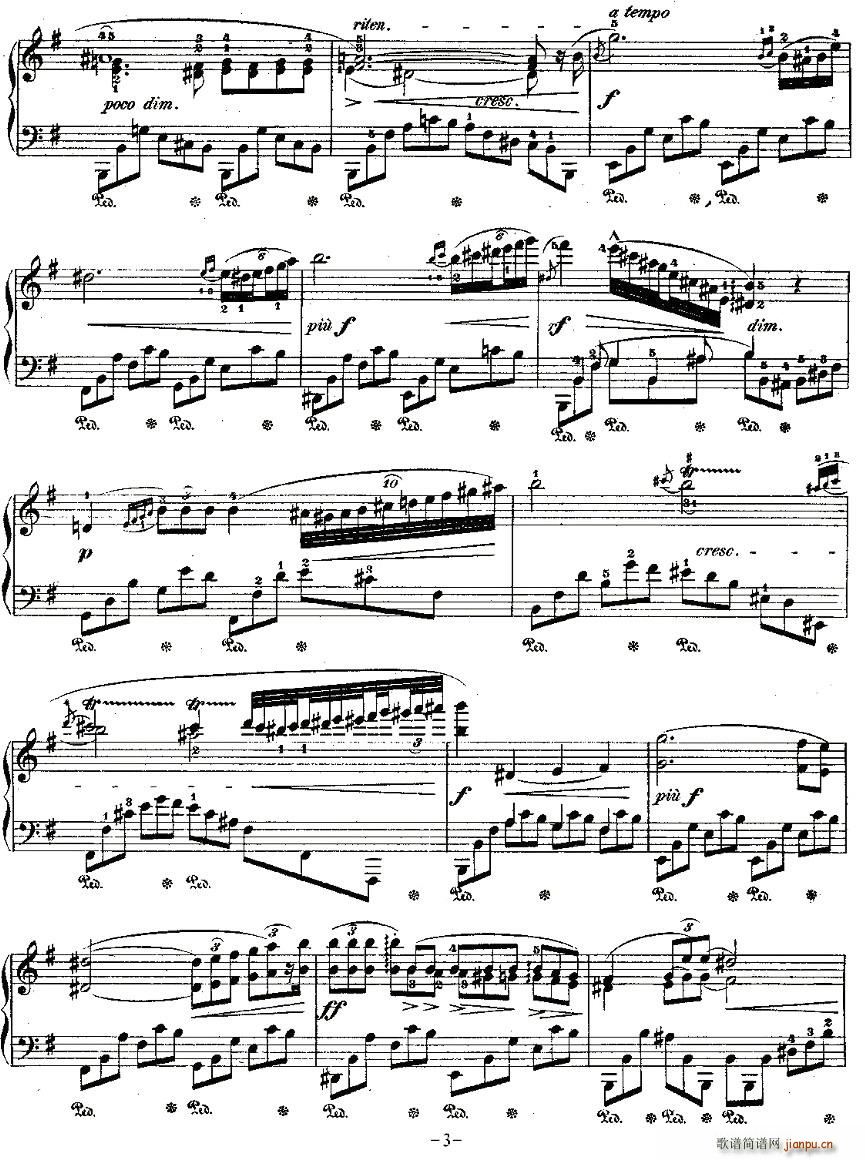 E小调夜曲Op.72－1(十字及以上)3