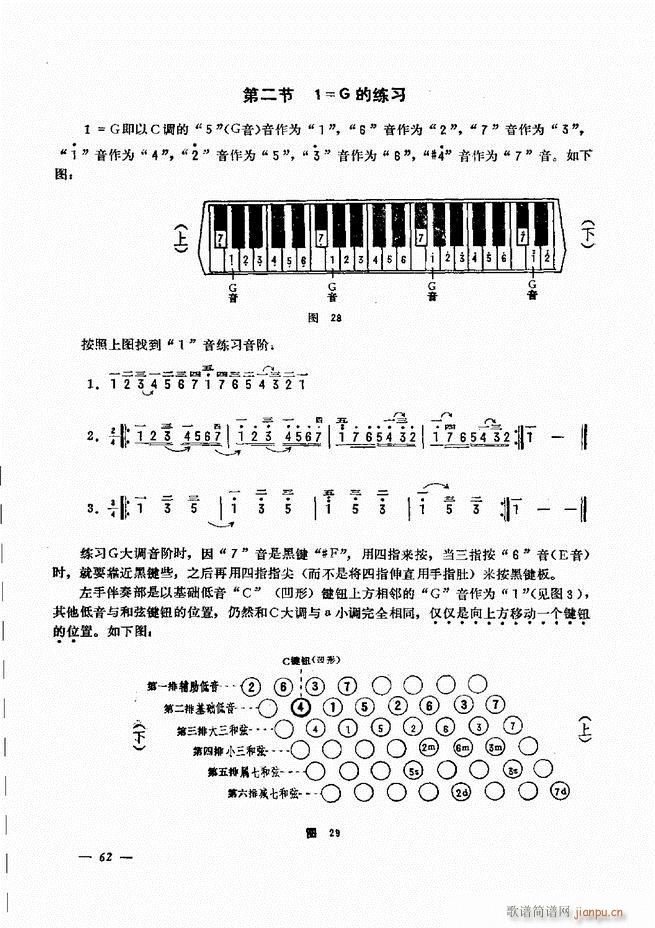 手风琴简易记谱法演奏教程 61 120 2