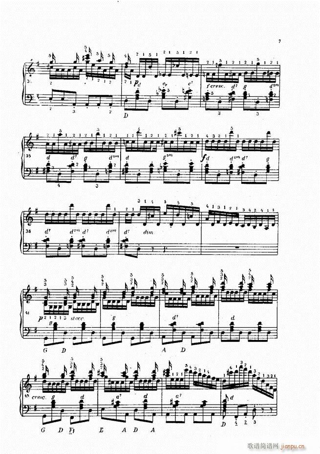车尔尼手风琴练习曲集 Ⅳ(手风琴谱)7