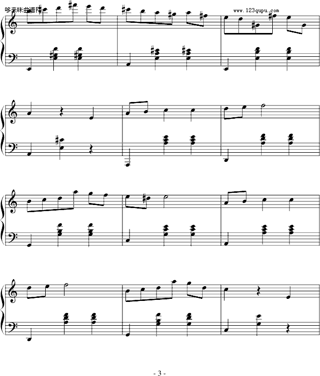 肖邦-圆舞曲-肖邦(钢琴谱)3