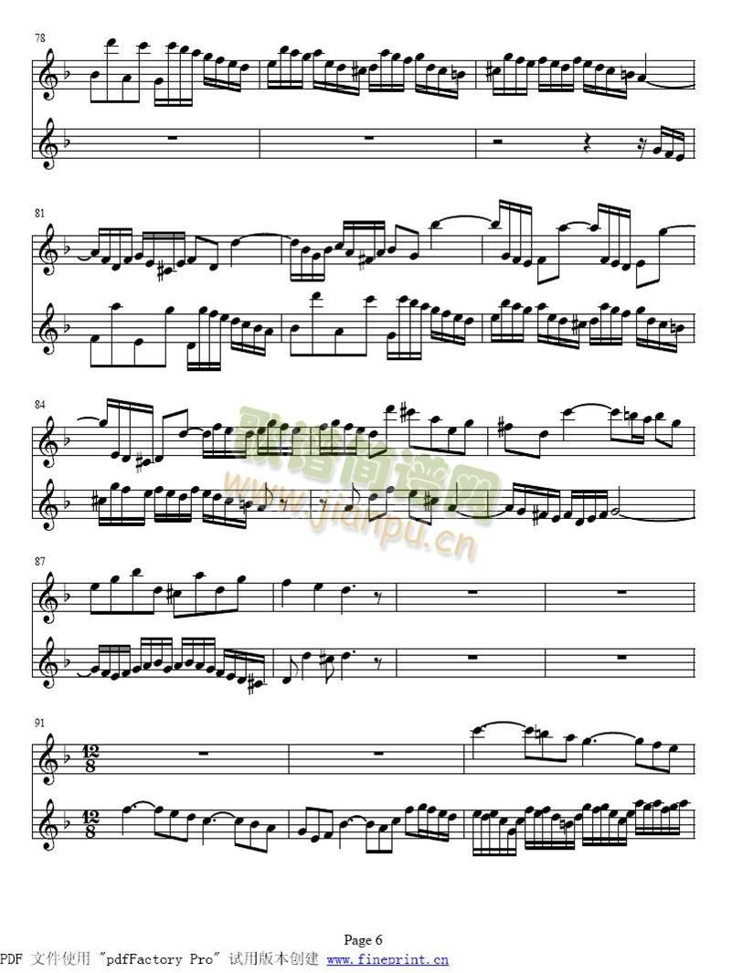 d小调两支小提琴协奏曲1-7(其他)6