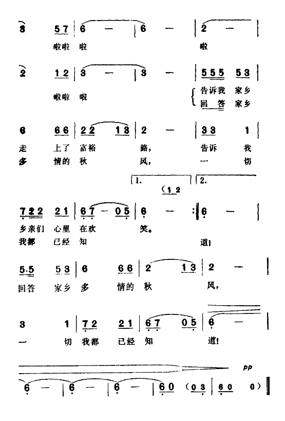 走在家乡的小道 2