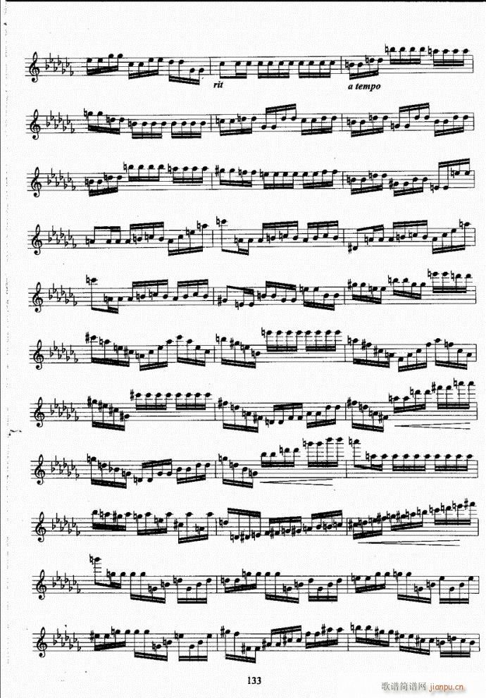 长笛考级教程101-140(笛箫谱)33